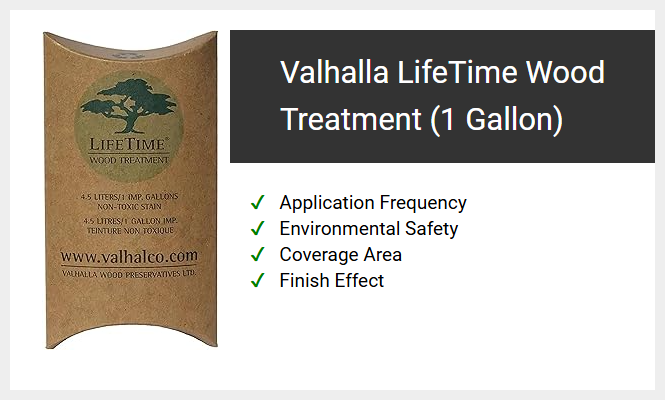 Valhalla LifeTime Wood Treatment (1 Gallon)