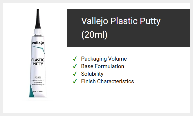 Vallejo Plastic Putty (20ml)