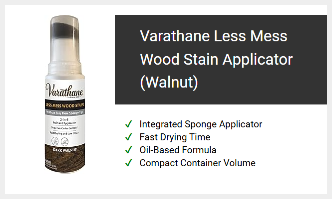 Varathane Less Mess Wood Stain Applicator (Walnut)