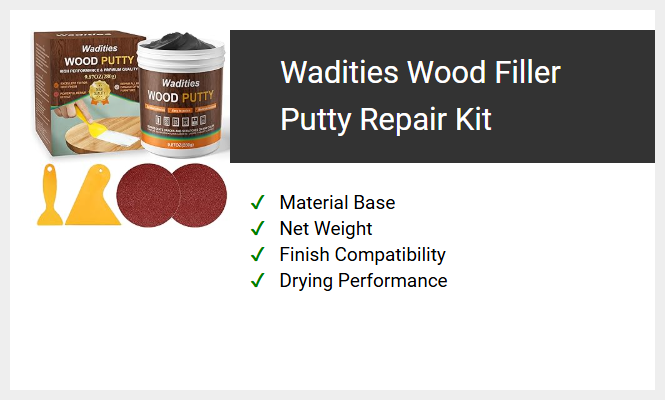Wadities Wood Filler Putty Repair Kit
