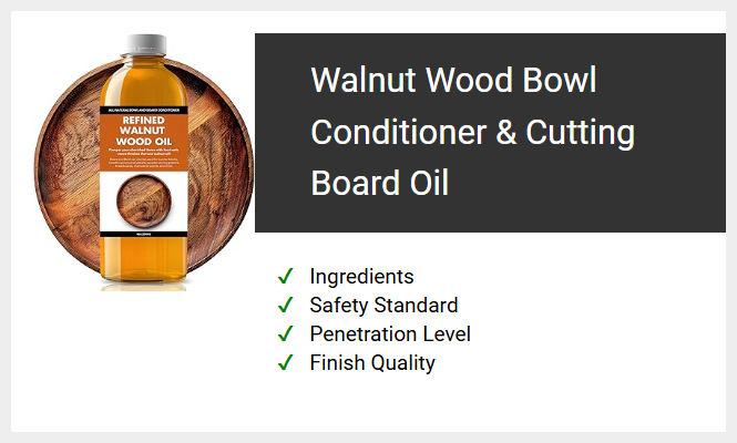 Walnut Wood Bowl Conditioner & Cutting Board Oil