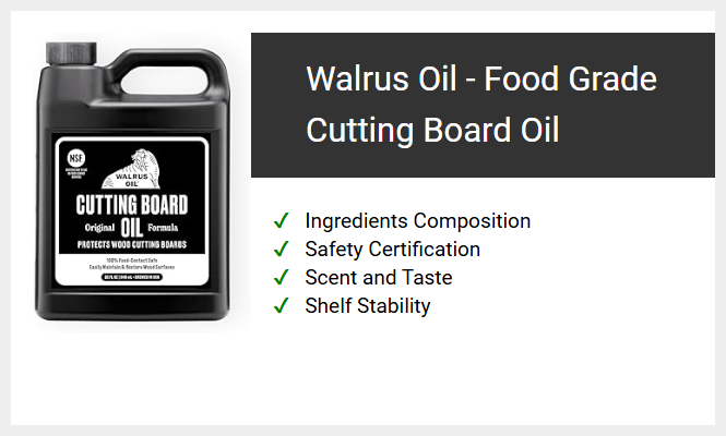 Walrus Oil - Food Grade Cutting Board Oil