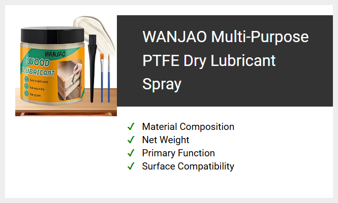 WANJAO Multi-Purpose PTFE Dry Lubricant Spray