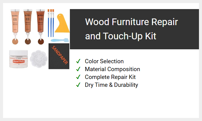 Wood Furniture Repair and Touch-Up Kit