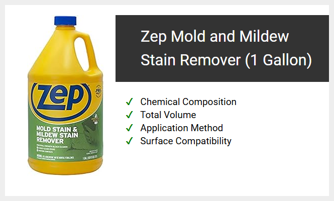 Zep Mold and Mildew Stain Remover (1 Gallon)