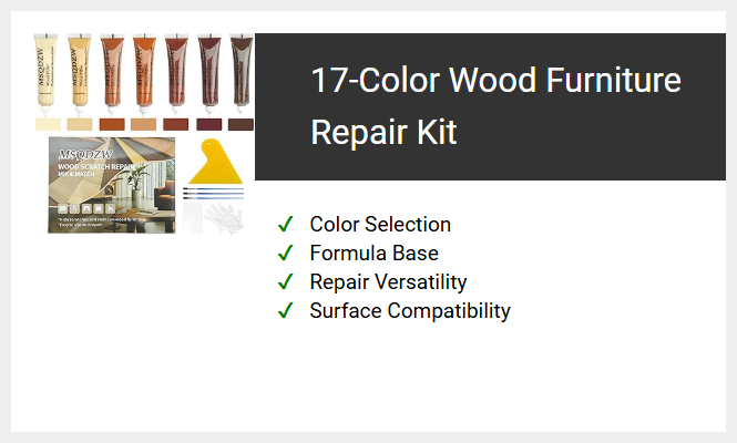 17-Color Wood Furniture Repair Kit