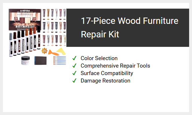 17-Piece Wood Furniture Repair Kit