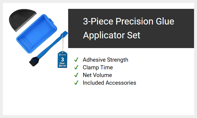 3-Piece Precision Glue Applicator Set