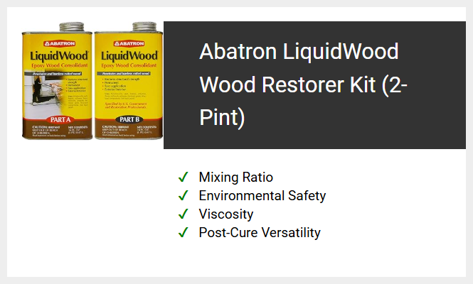 Abatron LiquidWood Wood Restorer Kit (2-Pint)