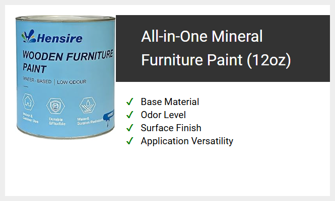 All-in-One Mineral Furniture Paint (12oz)