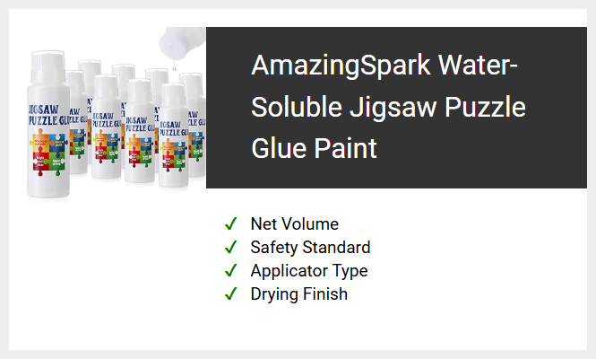 AmazingSpark Water-Soluble Jigsaw Puzzle Glue Paint