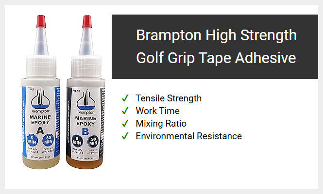 Brampton High Strength Golf Grip Tape Adhesive