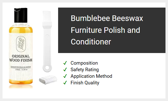 Bumblebee Beeswax Furniture Polish and Conditioner