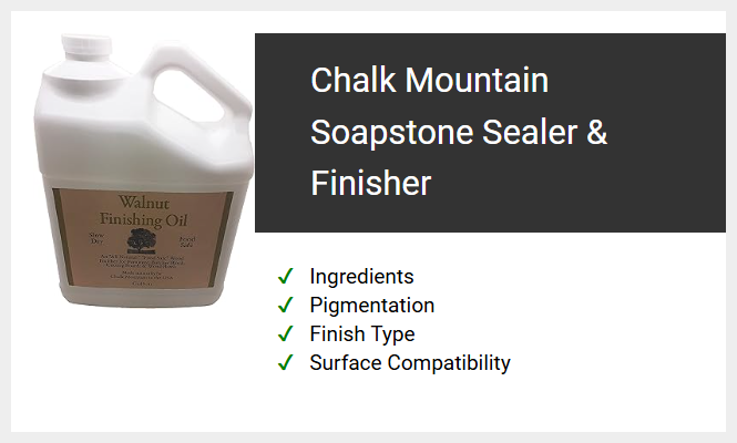 Chalk Mountain Soapstone Sealer & Finisher