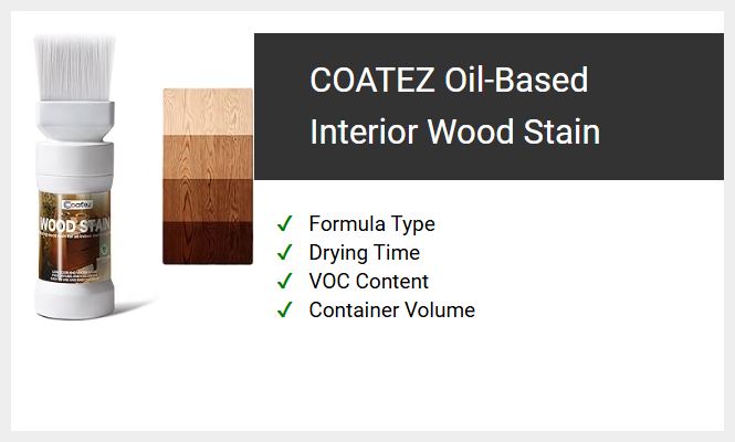 COATEZ Oil-Based Interior Wood Stain