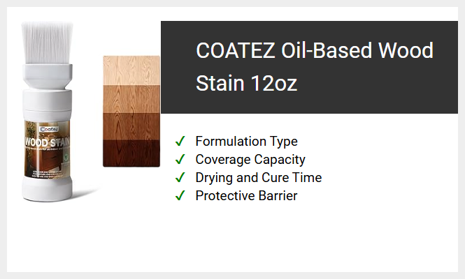 COATEZ Oil-Based Wood Stain 12oz