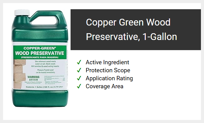 Copper Green Wood Preservative, 1-Gallon