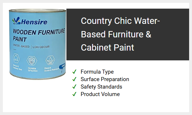 Country Chic Water-Based Furniture & Cabinet Paint