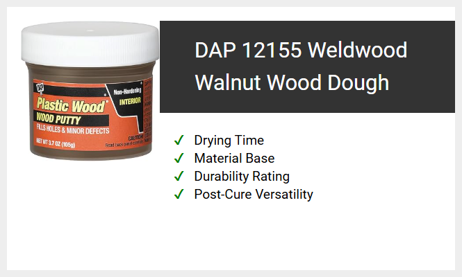 DAP 12155 Weldwood Walnut Wood Dough
