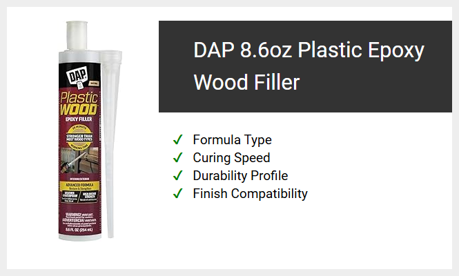 DAP 8.6oz Plastic Epoxy Wood Filler