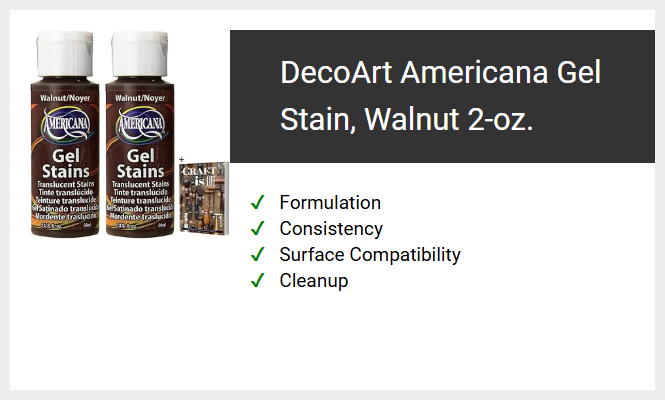 DecoArt Americana Gel Stain, Walnut 2-oz.