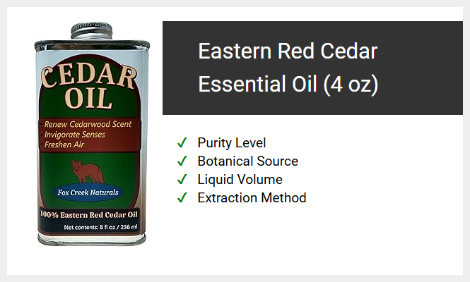 Eastern Red Cedar Essential Oil (4 oz)