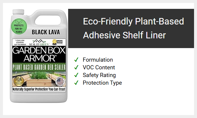 Eco-Friendly Plant-Based Adhesive Shelf Liner