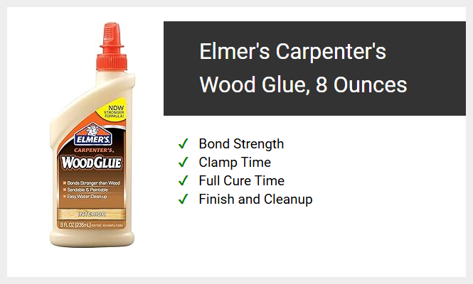 Elmer's Carpenter's Wood Glue, 8 Ounces