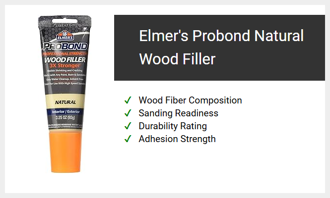Elmer's Probond Natural Wood Filler