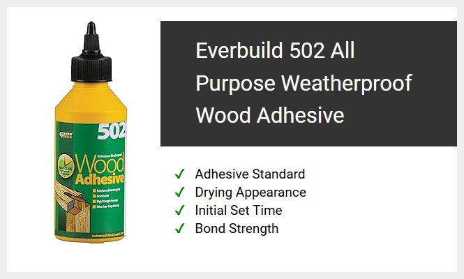 Everbuild 502 All Purpose Weatherproof Wood Adhesive