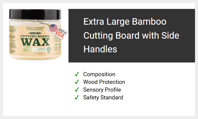 Extra Large Bamboo Cutting Board with Side Handles