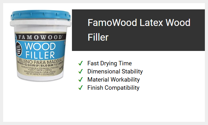 FamoWood Latex Wood Filler