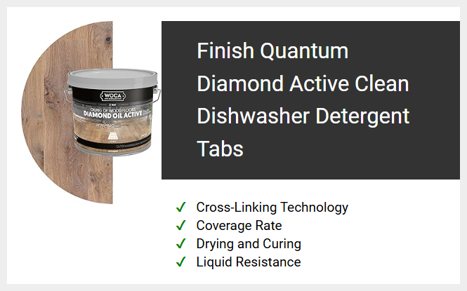 Finish Quantum Diamond Active Clean Dishwasher Detergent Tabs