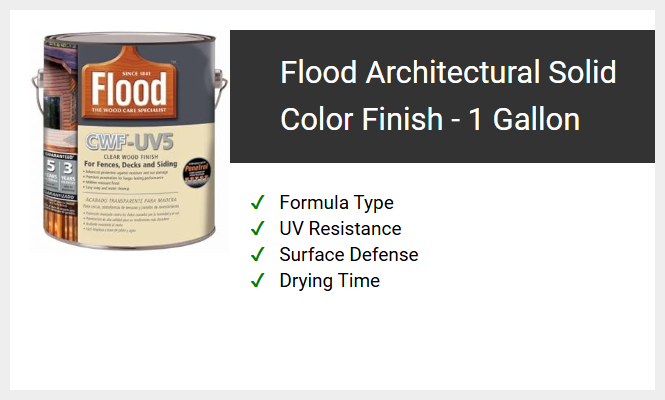 Flood Architectural Solid Color Finish - 1 Gallon