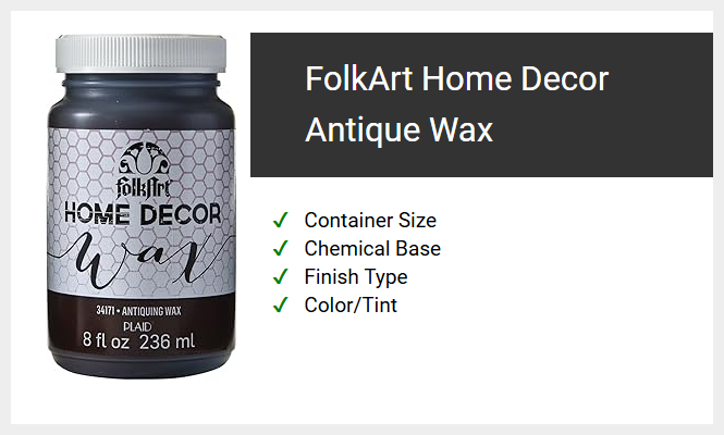 FolkArt Home Decor Antique Wax