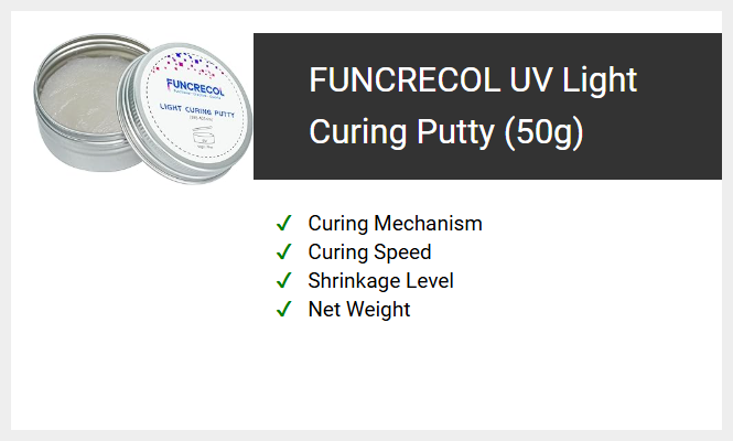 FUNCRECOL UV Light Curing Putty (50g)