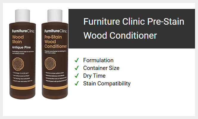 Furniture Clinic Pre-Stain Wood Conditioner
