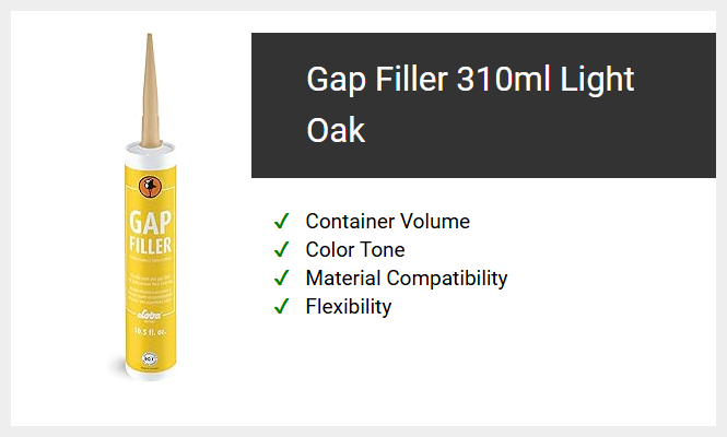 Gap Filler 310ml Light Oak