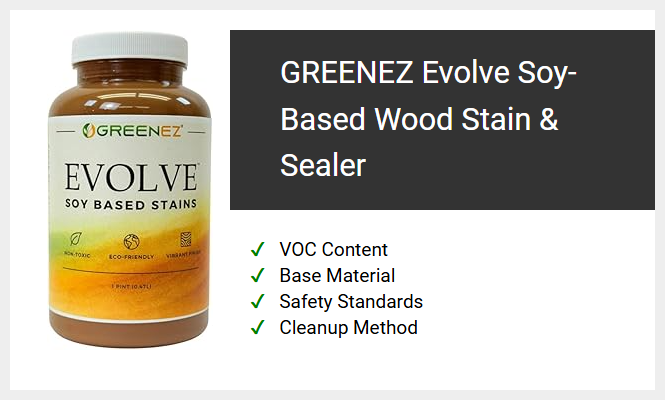 GREENEZ Evolve Soy-Based Wood Stain & Sealer