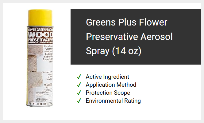 Greens Plus Flower Preservative Aerosol Spray (14 oz)