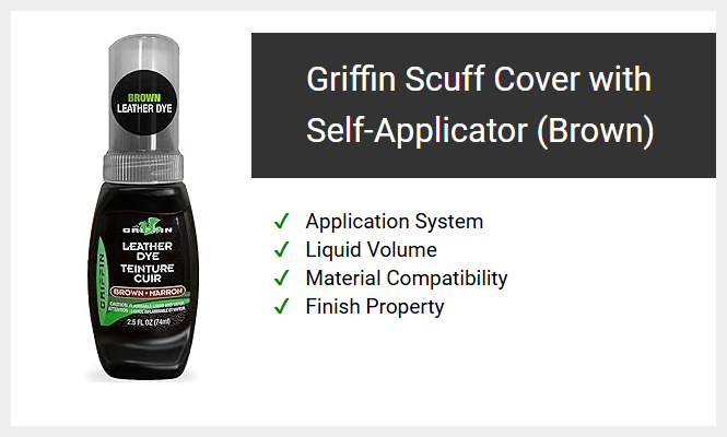 Griffin Scuff Cover with Self-Applicator (Brown)