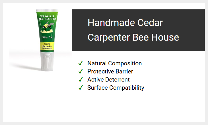 Handmade Cedar Carpenter Bee House
