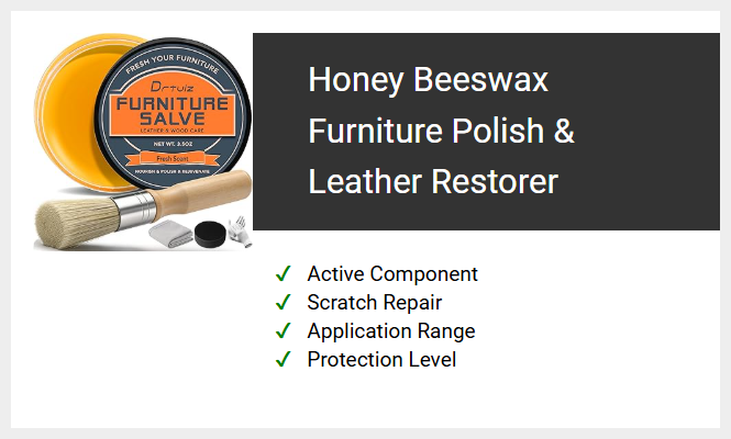 Honey Beeswax Furniture Polish & Leather Restorer