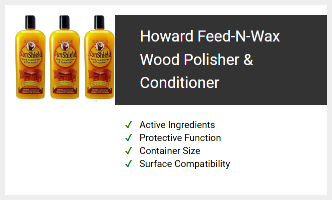 Howard Feed-N-Wax Wood Polisher & Conditioner