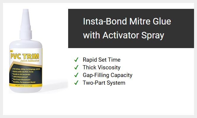 Insta-Bond Mitre Glue with Activator Spray