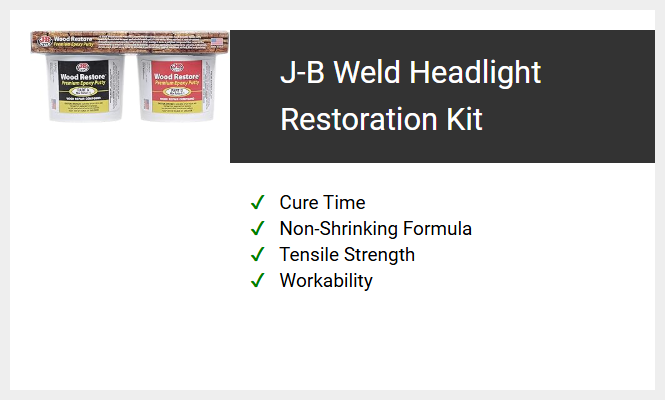 J-B Weld Headlight Restoration Kit