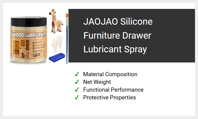 JAOJAO Silicone Furniture Drawer Lubricant Spray