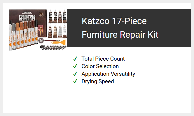 Katzco 17-Piece Furniture Repair Kit