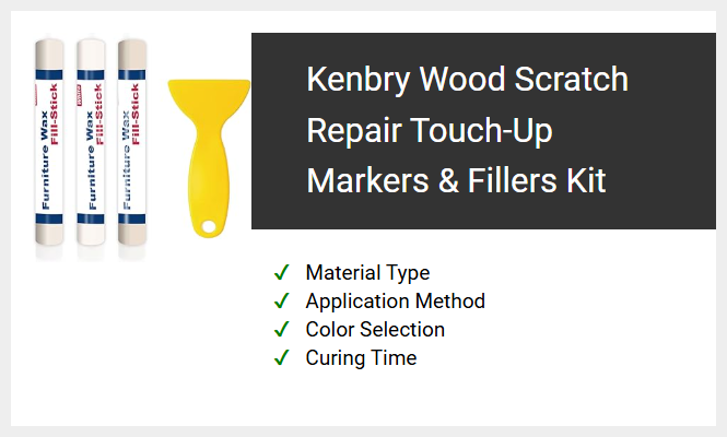 Kenbry Wood Scratch Repair Touch-Up Markers & Fillers Kit