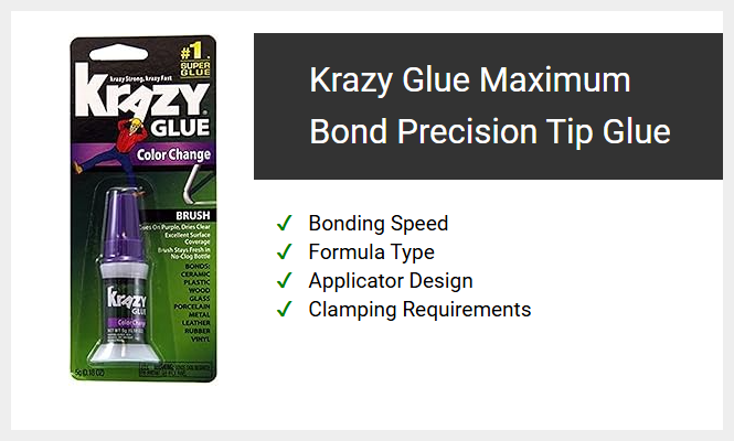 Krazy Glue Maximum Bond Precision Tip Glue